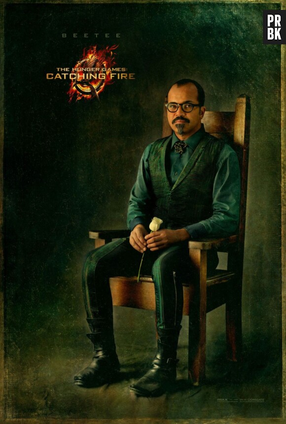 Beetee sur un poster d'Hunger Games 2