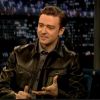 Justin Timberlake revient sur ses sketchs comiques, sur le plateau du Late Night with Jimmy Fallon le 11 mars 2013