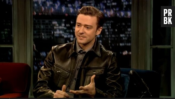 Justin Timberlake revient sur ses sketchs comiques, sur le plateau du Late Night with Jimmy Fallon le 11 mars 2013