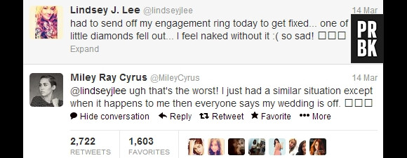 Miley Cyrus répond aux rumeurs