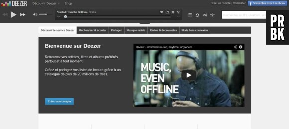 Deezer, grand concurrent de Spotify, est lui aussi touché par des restrictions diverses