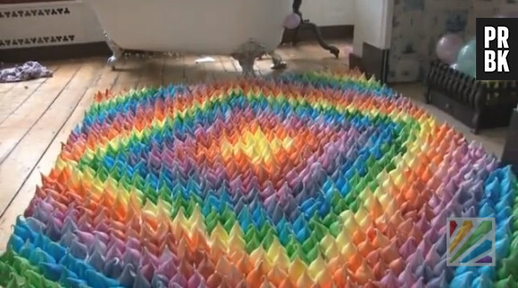 Les clients peuvent voir des meringues en guise de tapis