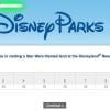 Le sondage de Disney pour un parc d'attraction Star Wars