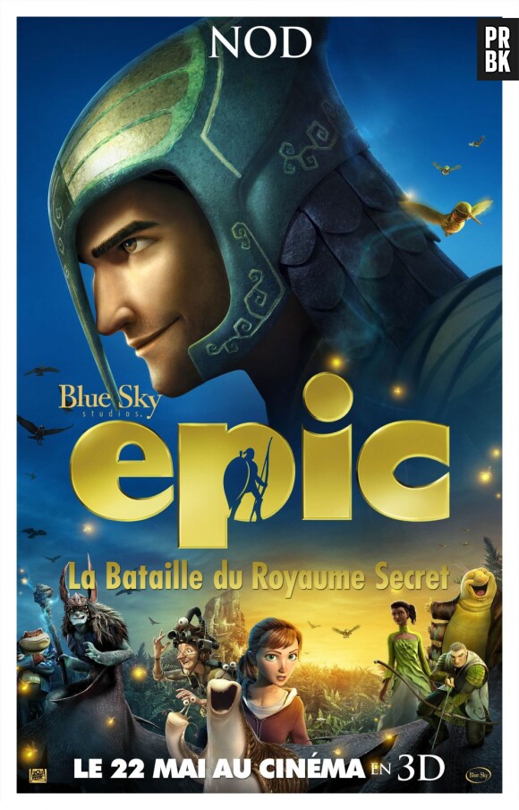 Nod, héros d'un poster pour Epic, la bataille du Royaume secret
