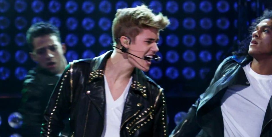 Justin Bieber en concert pour son clip