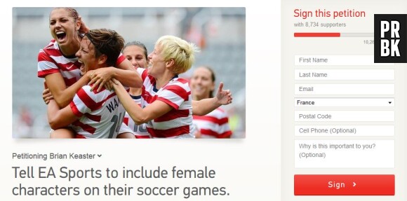 Une pétition pour inclure les femmes dans FIFA 14