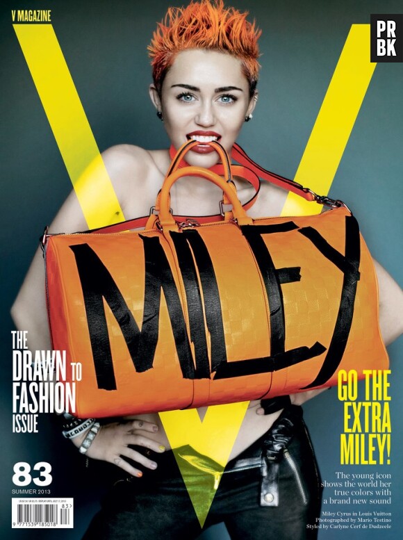 Miley Cyrus ose tout pour la Une de V