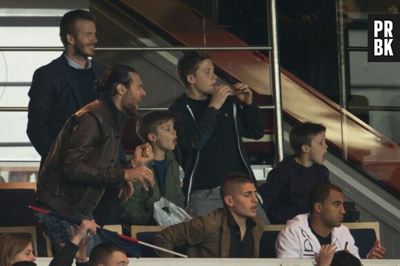 Salvatore Sirigu et David Beckham, supporters n°1 du PSG