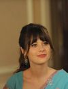 Jess sublime dans une robe hindoue dans New Girl