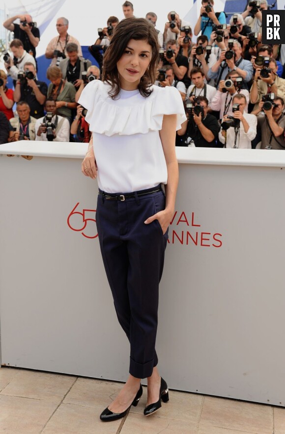 Audrey Tautou, toute mimi pendant le Festival de Cannes 2012