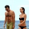 Olivia Wilde et Jason Sudeikis à la plage à Hawaii
