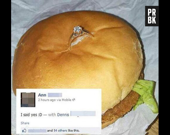 La pire demande en mariage façon... burger.