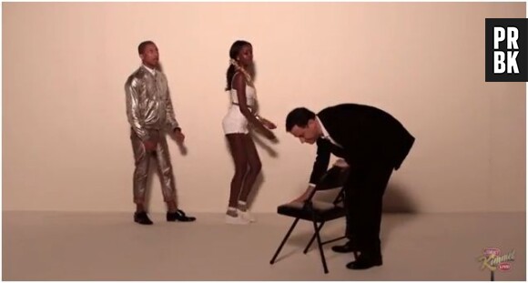 Jimmy Kimmel s'incruste dans le clip de Blurred Lines de Robin Thicke