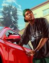 Un fond d'écran de GTA 5 avec le personnage de Lamar