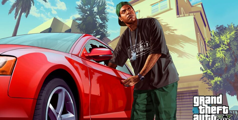 Un fond d&#039;écran de GTA 5 avec le personnage de Lamar