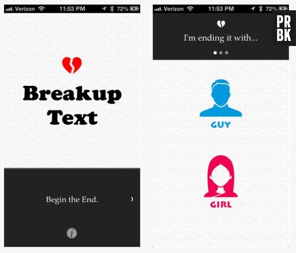 BreakupText : une application pour rompre