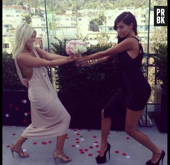 Hollywood Girls 3 : Nabilla Benattia et Caroline Receveur sur le tournage à Los Angeles.
