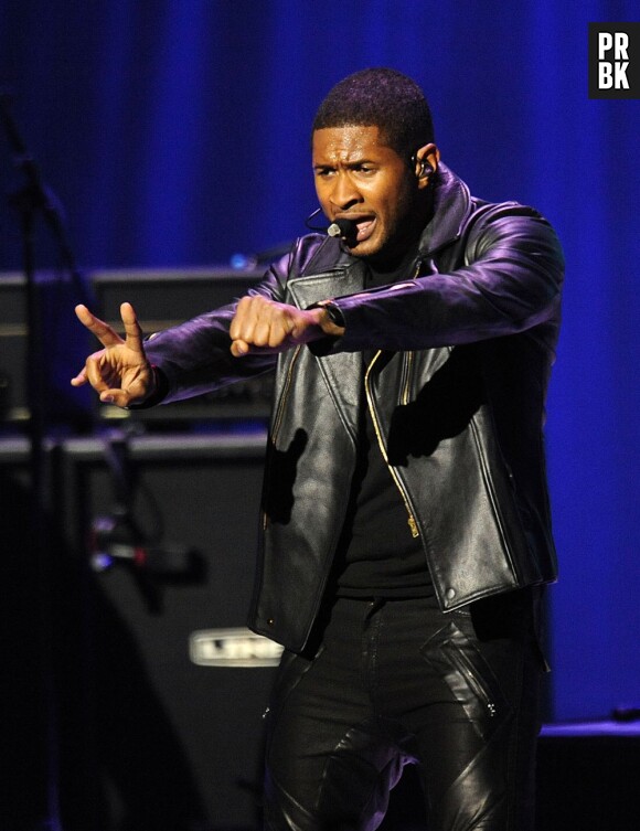 Usher au chevet de son fils de 5 ans après un accident domestique.