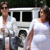 Kris Jenner et Kim Kardashian à Los Angeles, le 16 mai 2013