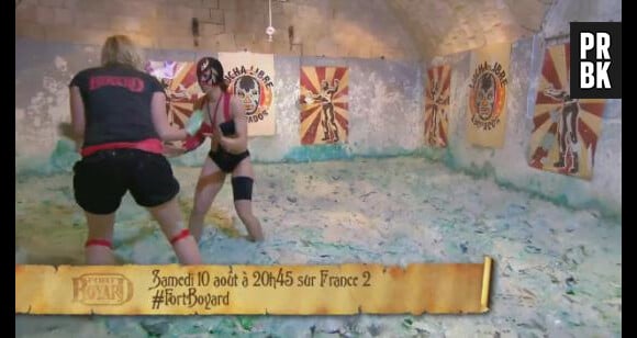 Nadège Lacroix : son combat dans la boue de Fort Boyard.