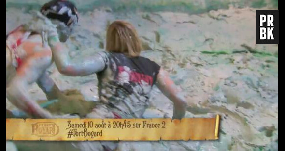 Nadège Lacroix : son combat dans la boue en mode guerrière dans Fort Boyard.