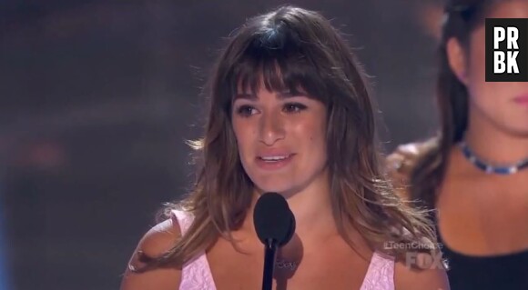 Lea Michele : discours émouvant aux Teen Choice Awards 2013