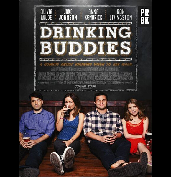 Affiche de Drinking Buddies avec Olivia Wilde, Jake Johnson et Anna Kendrick