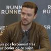 Justin Timberlake star du film "Runner Runner" au cinéma.