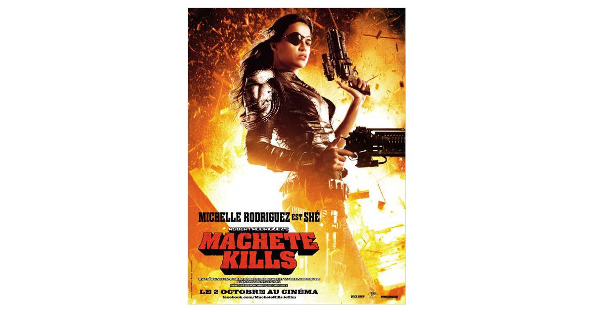 Machete Kills Michelle Rodriguez reprend du service Purebreak