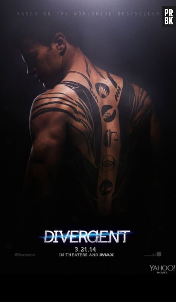 Divergent : Theo James sur un poster
