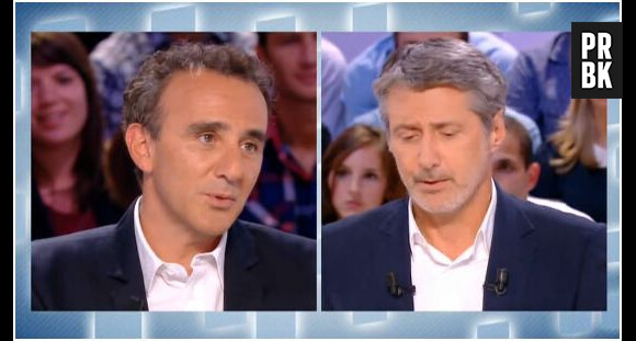 Elie Semoun et Antoine de Caunes : faux échange tendu dans Le Grand Journal.