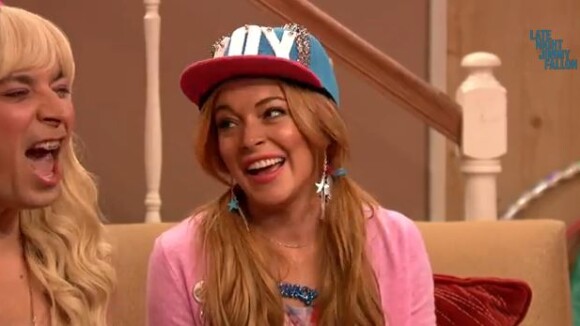 Lindsay Lohan : déclaration d'amour à Harry Styles et twerk chez Jimmy Fallon