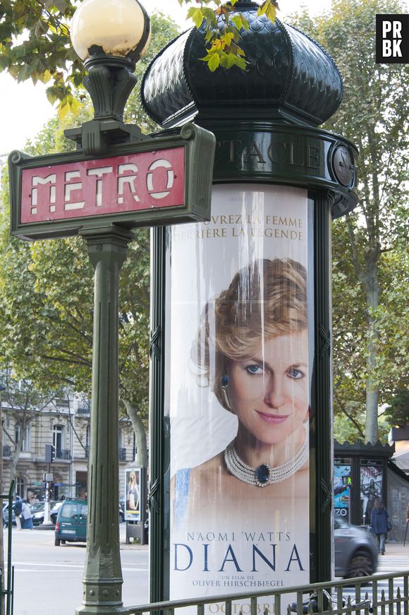Diana : affiche polémique près du Pont de l'Alma