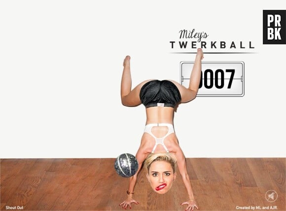 PureBreak fait twerker Miley Cyrus avec le jeu Miley's Twerk Ball