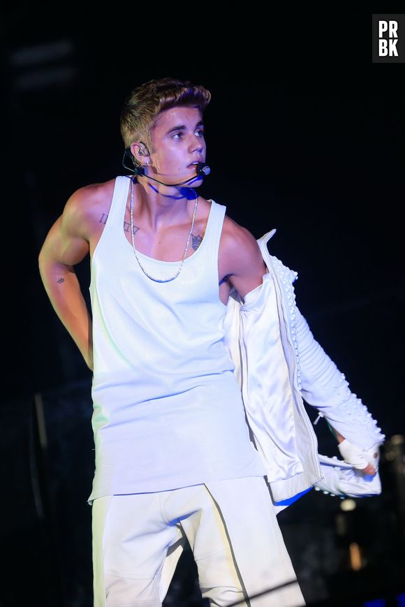 Justin Bieber, en concert à Shangaï en Chine pour le Believe Tour, le samedi 5 octobre 2013