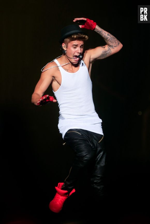 Justin Bieber, en concert à Shangaï en Chine pour le Believe Tour, le samedi 5 octobre 2013