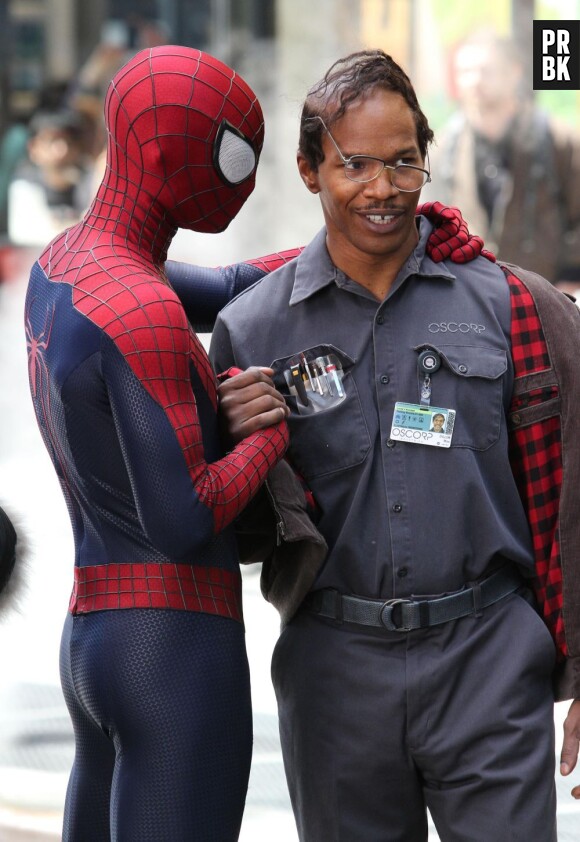 Jamie Foxx toujousr aussi moche dans The Amazing Spider-Man 2