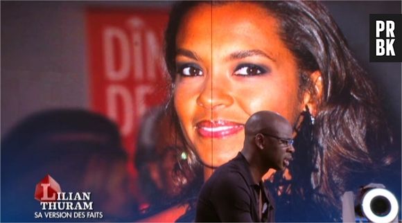 Lilian Thuram s'explique sur l'affaire Karine Le Marchand dans Le Grand Journal sur Canal+ le 17 octobre 2013