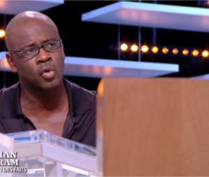 Lilian Thuram s'explique sur l'affaire Karine Le Marchand dans Le Grand Journal sur Canal+ le 17 octobre 2013