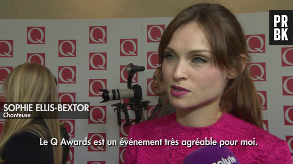 Sophie Ellis Bextor aux Q Awards le 21 octobre 2013
