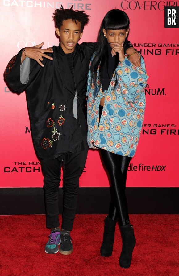 Willow Smith et Jaden Smith à l'avant-première d'Hunger Games l'embrasement à Los Angeles le 18 novembre 2013