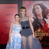 Willow Shielsd et Jennfier Lawrence à l'avant-première d'Hunger Games l'embrasement à Los Angeles le 18 novembre 2013