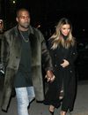 Kim Kardashian et Kanye West à New York le 26 novembre 2013