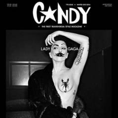 Lady Gaga complètement nue et poilue en Une de Candy