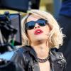 Rita Ora en plein shooting à New York, le 16 décembre 2013