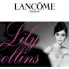 Lily Collins en ballerine au naturel pour Lancôme