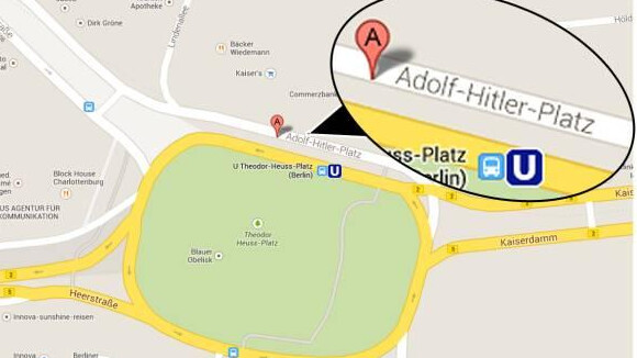 Google Maps : bad buzz à cause d'une place Adolf Hitler à Berlin