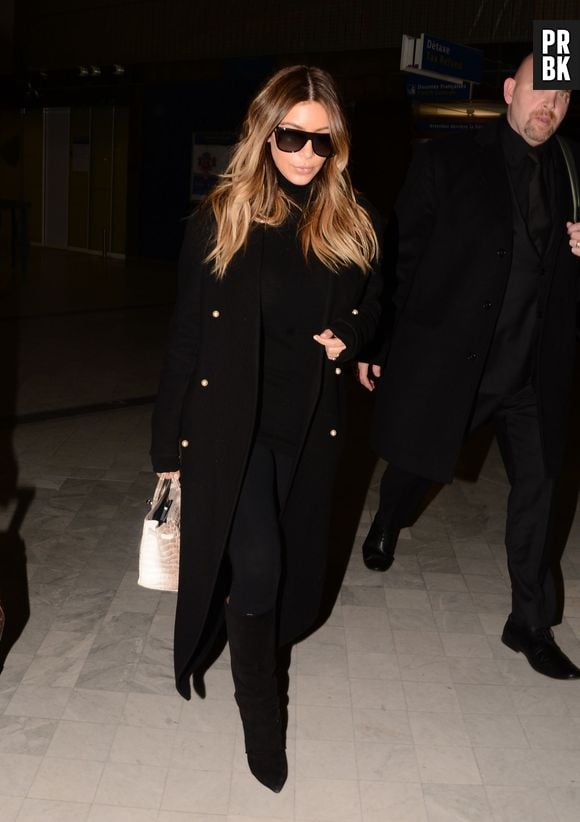 Kim Kardashian et Kanye West à Paris