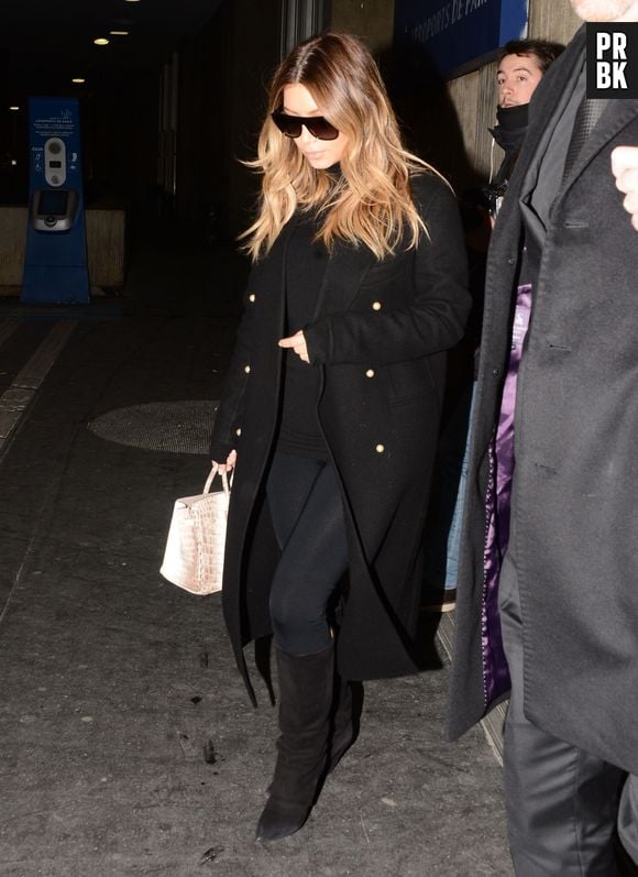 Kim Kardashian et Kanye West à Paris