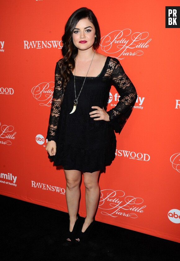 Lucy Hale à la projection de l'épisode spécial Halloween de Pretty Little Liars saison 4, le 15 octobre 2013 à Los Angeles